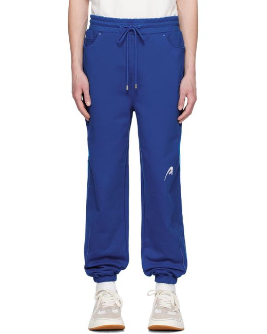 Adererror Blue A-peec Sweatpants for men