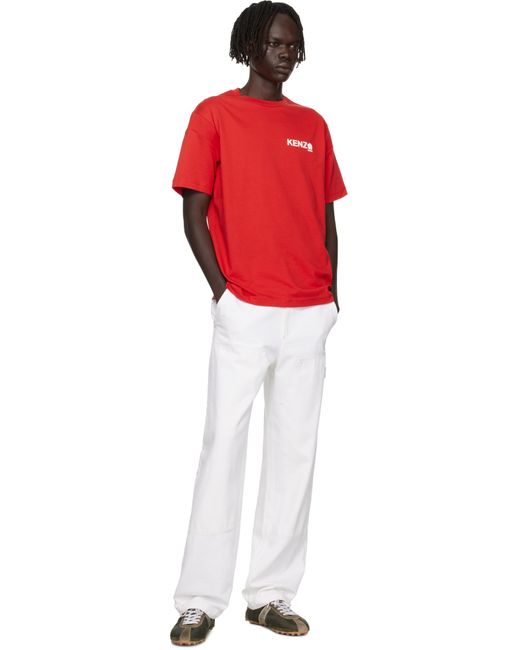 KENZO Red Paris 'Boke Flower 2.0' T-Shirt for men