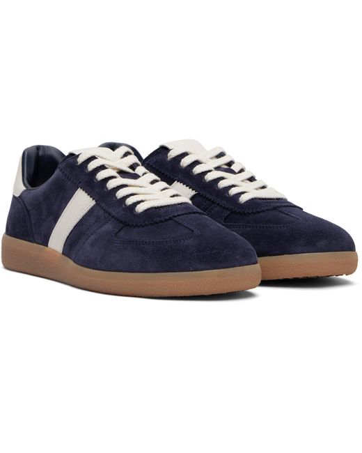 Tom Ford Blue Suede Archer Sneakers for men