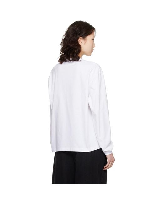 Ganni White Long Sleeve Fruit T-Shirt