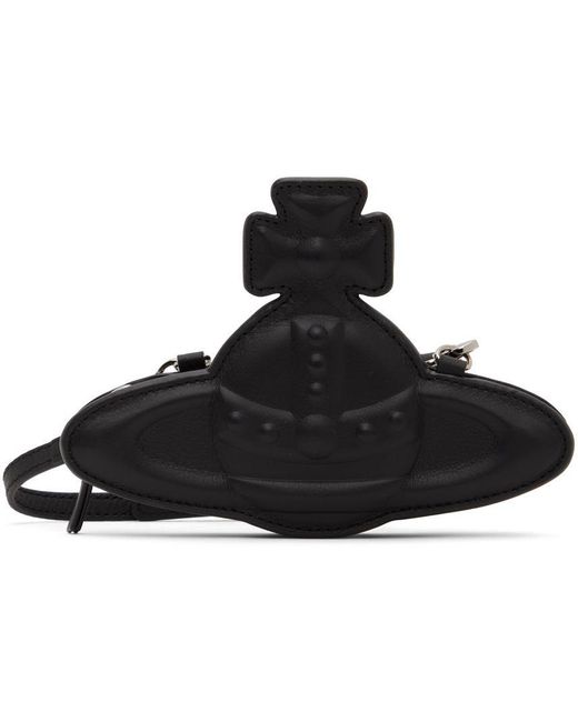 Vivienne Westwood Black Nano Orb Crossbody Bag Lyst