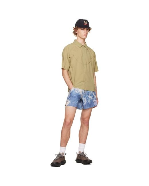Satisfy Blue Peaceshell Unlined Shorts for men