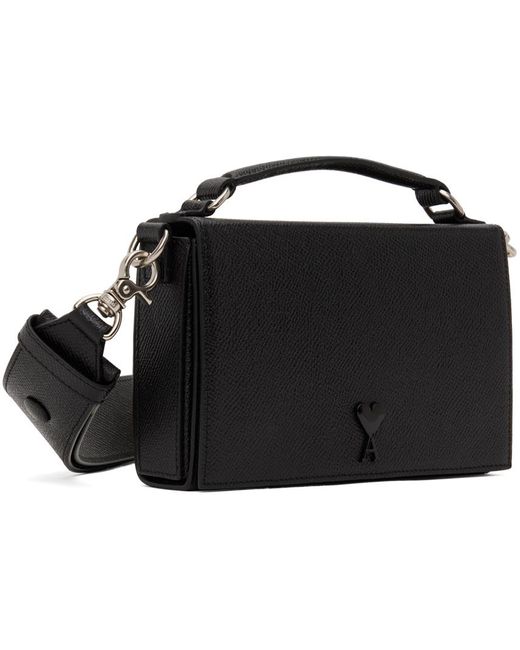 AMI Black Ami De Coeur Lunch Box Bag for men