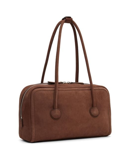 MARGE SHERWOOD Brown Soft Boston Small Bag