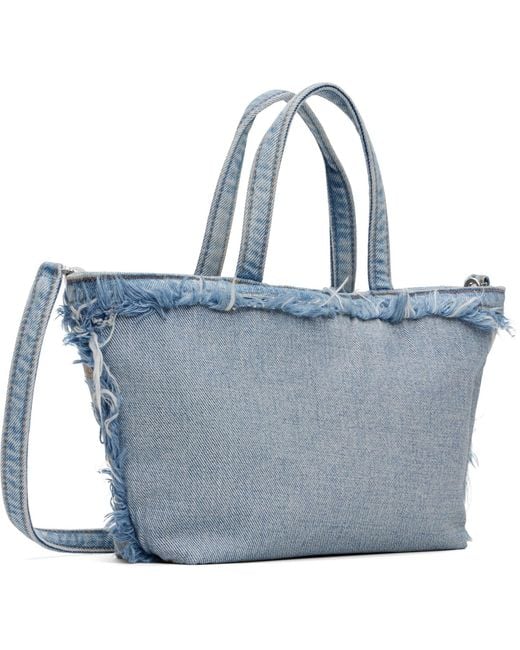 Alexander Wang Blue Punch Small Fray Tote