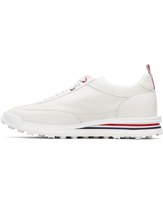 Thom Browne Black Off- Soft Tech Runner Sneakers for men