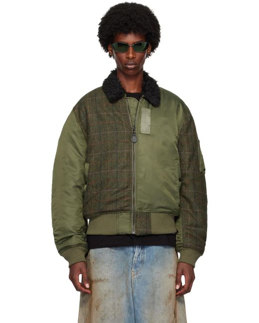 Maharishi Green B15 Wool Flight Jacket for men