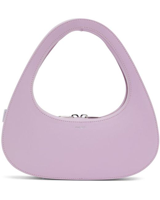 Coperni Purple Baguette Swipe Shoulder Bag