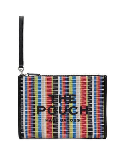 Marc Jacobs Red 'The Stripe Mesh Large' Pouch