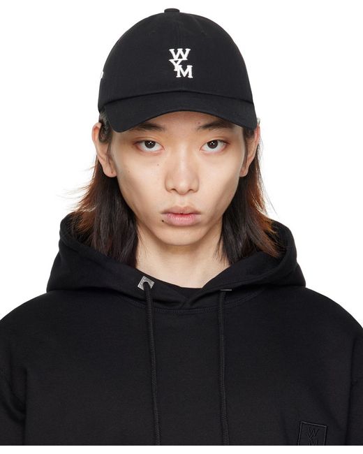 Wooyoungmi Black Logo Ball Cap for men