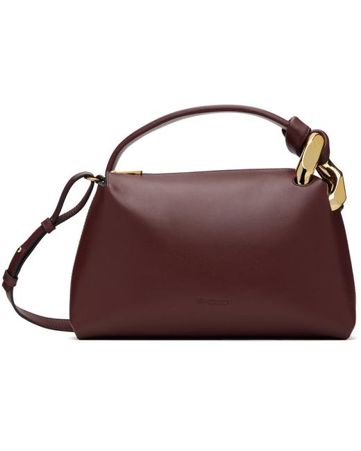 J.W. Anderson Red Burgundy Jwa Corner Bag