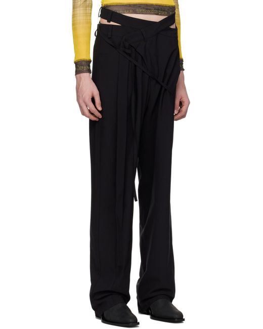 Pantalon portefeuille noir exclusif à ssense OTTOLINGER pour homme en coloris Black