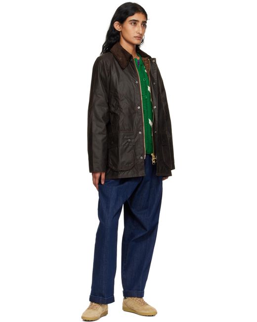Barbour Black Bedale Waxed Jacket