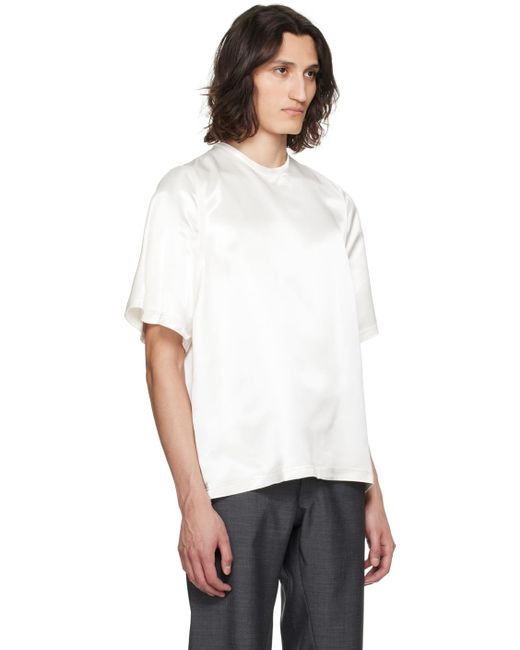Bianca Saunders White Mun T-Shirt for men