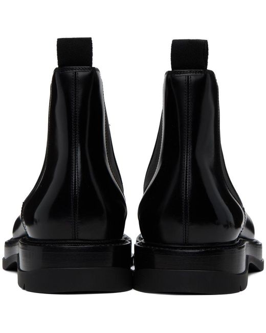 Dunhill Black Hybrid Chelsea Boots for Men Lyst