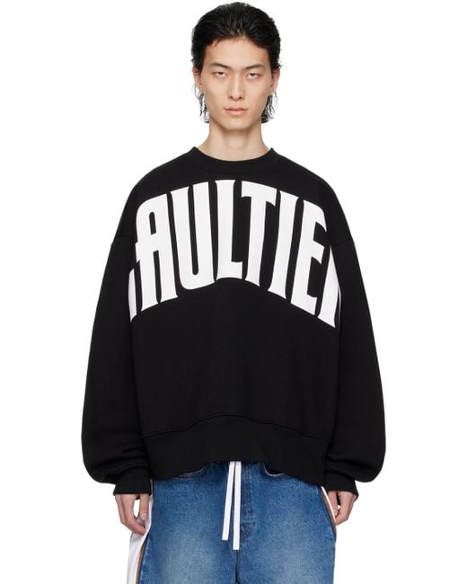 Jean Paul Gaultier Black 'The Gaultier' Sweatshirt for men