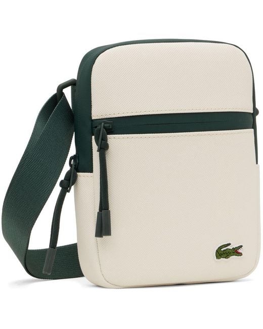 Lacoste Flat Messenger Bag in for | Lyst
