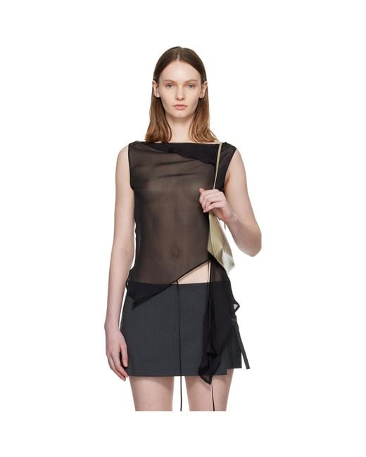 Paloma Wool Black Sato Top