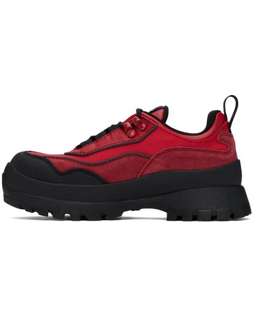 ANDERSSON BELL Red Aaron Trail Sneakers for men