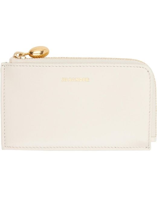 Jil Sander Natural Goji Envelope Card Holder