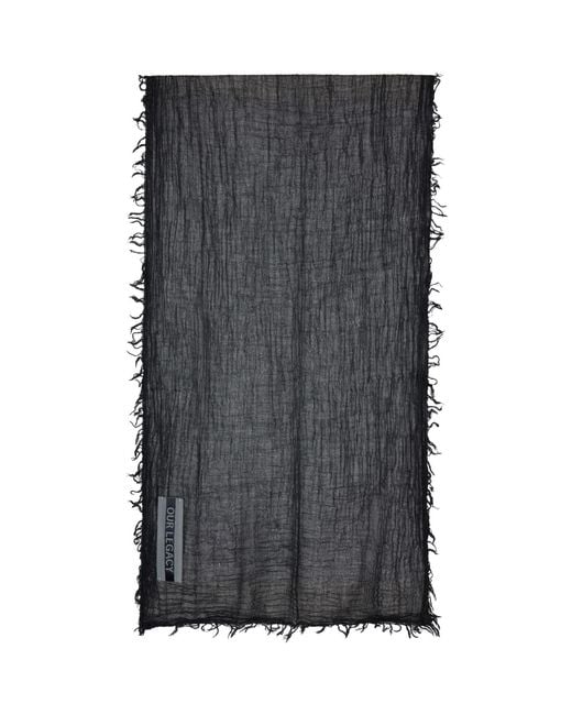 Our Legacy Gray Cottage Scarf for men