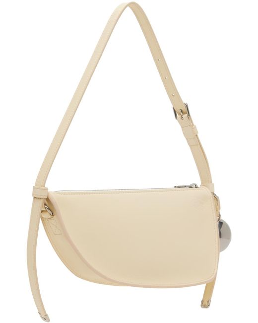Burberry Natural Off-white Mini Shield Sling Bag