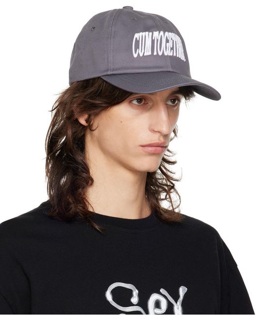 Carne Bollente 'Cum Together' Cap in Blue for Men | Lyst UK