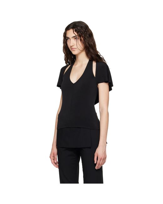 Sandy Liang Black Bellini Top