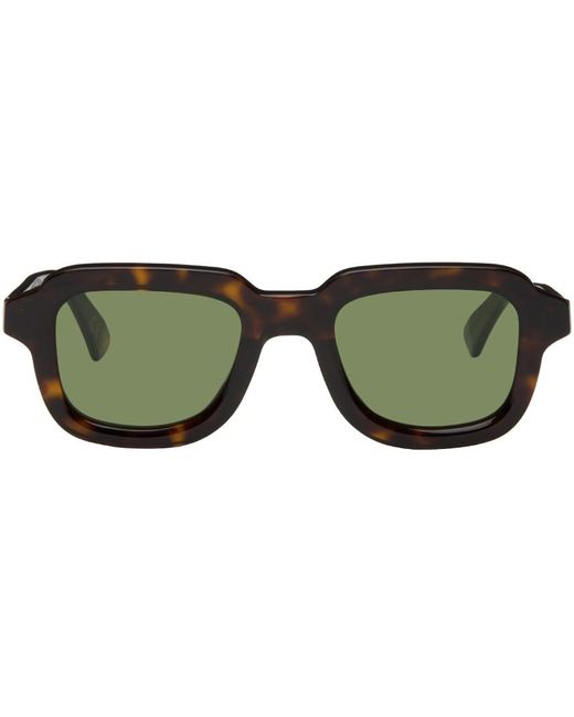 Retrosuperfuture Green Tortoiseshell Lazarus Sunglasses for men