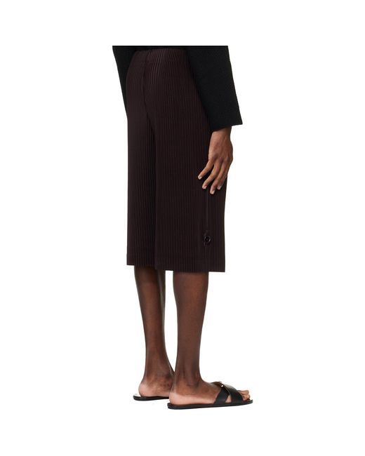 Homme Plissé Issey Miyake Black Wear Or Wrap Shorts for men
