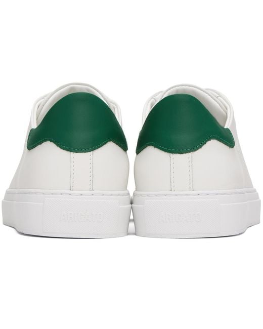Axel Arigato Black White & Green Clean 90 Sneakers for men
