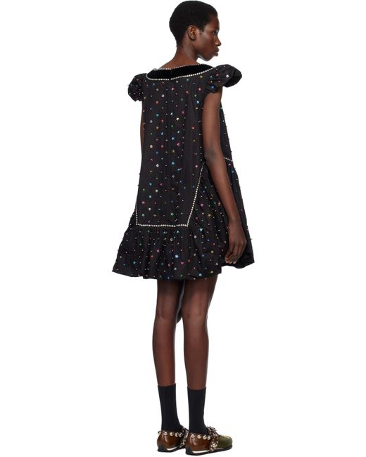 Chopova Lowena Black Jessie Minidress