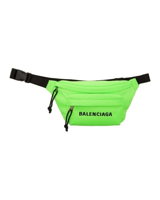Balenciaga Green Wheel Belt Bag
