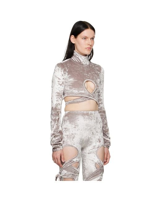 OTTOLINGER Metallic Wrap Loop Turtleneck