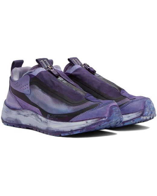 Boris Bidjan Saberi 11 Blue Purple Salomon Edition Bamba 2 Low Sneakers for men