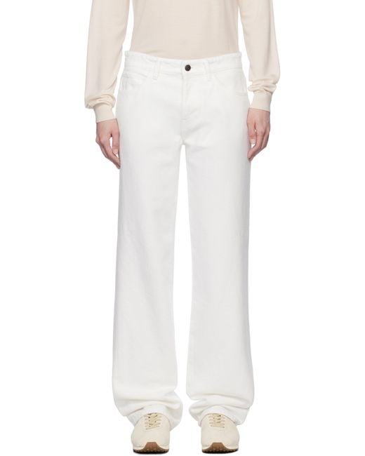 The Row White Carlyl Jeans