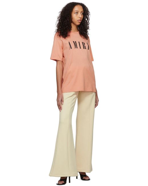 Amiri Natural Wide-Leg Sweatpants
