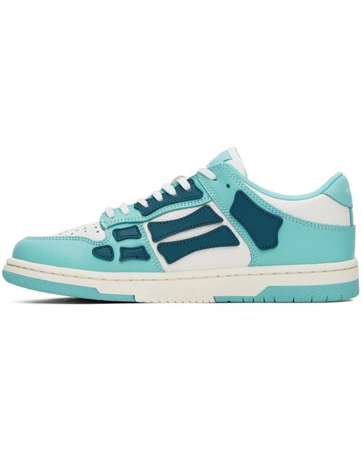 Amiri Multicolor Skel Panelled Leather Low-top Trainers