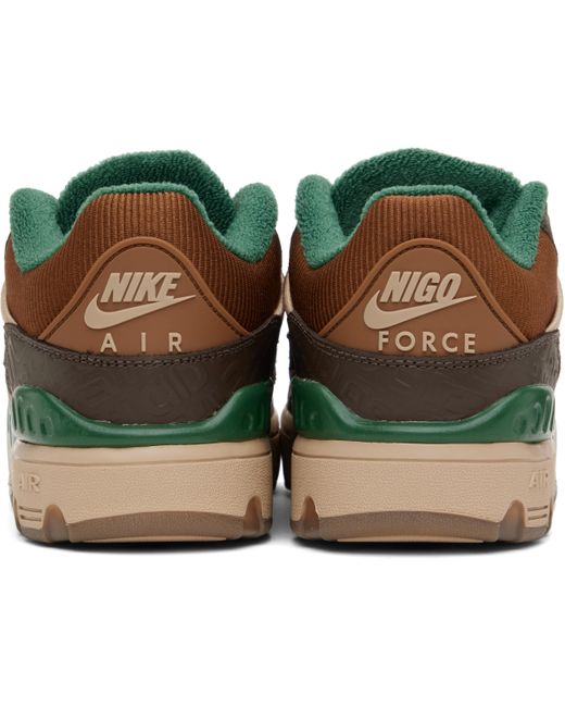 Nike Black Nigo Edition Air Force 3 Low Sp Sneakers for men