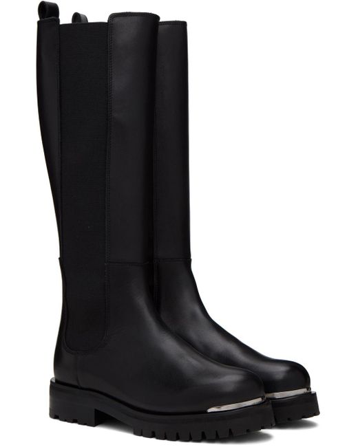 Anine Bing Justine Boots in Black | Lyst