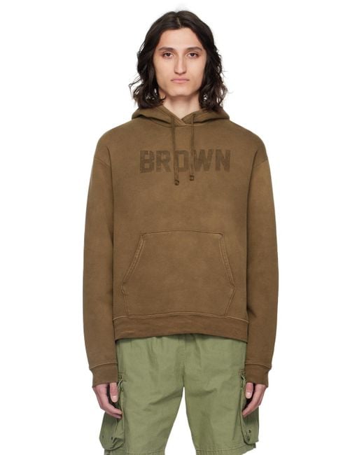 メンズ John Elliott ブラウン Rush フーディ Green