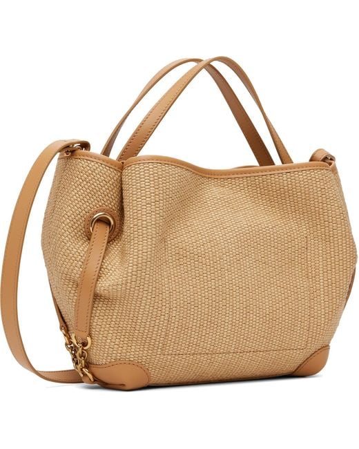 Chloé Natural Small Clover Double Carry Tote