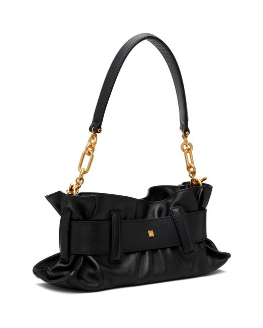 Balmain Black Mini Anthem Shoulder Bag