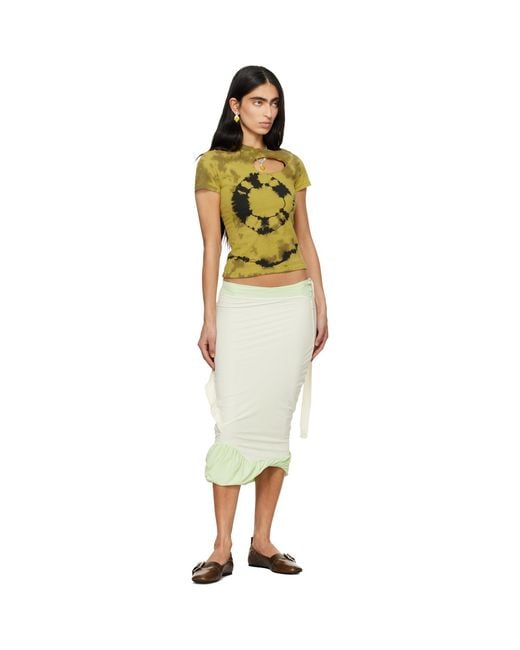 OTTOLINGER Multicolor Off- Twisted Pencil Midi Skirt