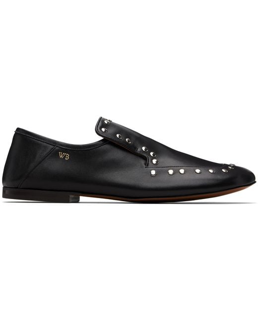 Wales Bonner Black Dakar Loafers for men