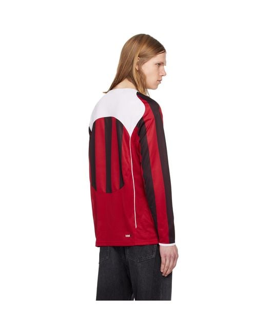 Nike Red Total 90 Dri-fit Long-sleeve Football Jersey for men