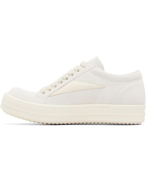 Rick Owens White Off- Tower Vintage Sneaks Sneakers
