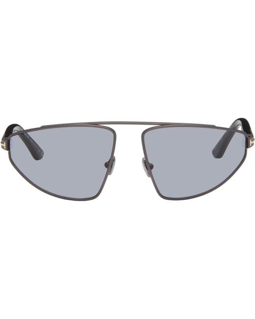 Tom Ford Gray Gunmetal Parker Sunglasses