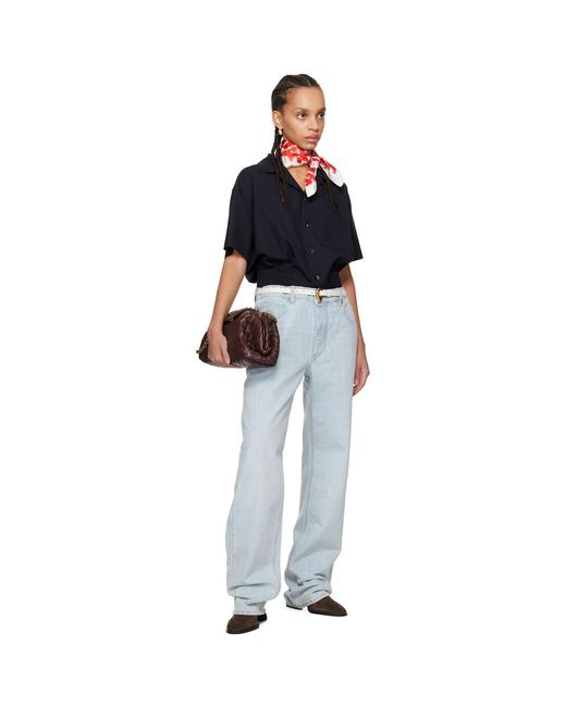 Bottega Veneta Brown Burgundy Lauren 1980 Clutch