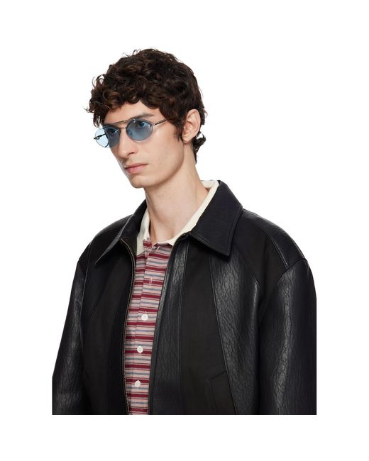 Versace Blue Medusa Sunglasses for men